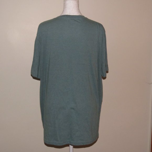 Urban Pipeline Women's Awesomely Soft Ultimate V-Neck Green T-Shirt Size XL - Picture 4 of 5